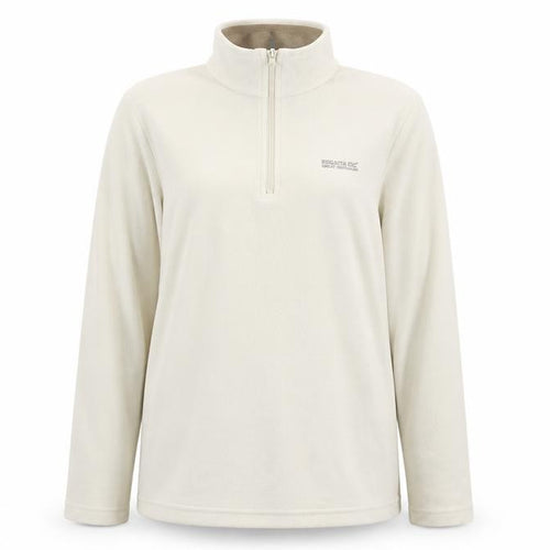 Regatta Ivory Women's Sweatshirt UK Size 12 High Neck Henley