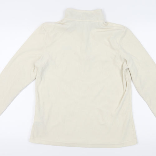 Regatta Ivory Women's Sweatshirt UK Size 12 High Neck Henley