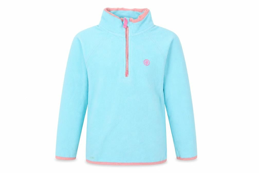 Crane Girls Blue 1/2 Zip Fleece Sweatshirt 5-6 Years