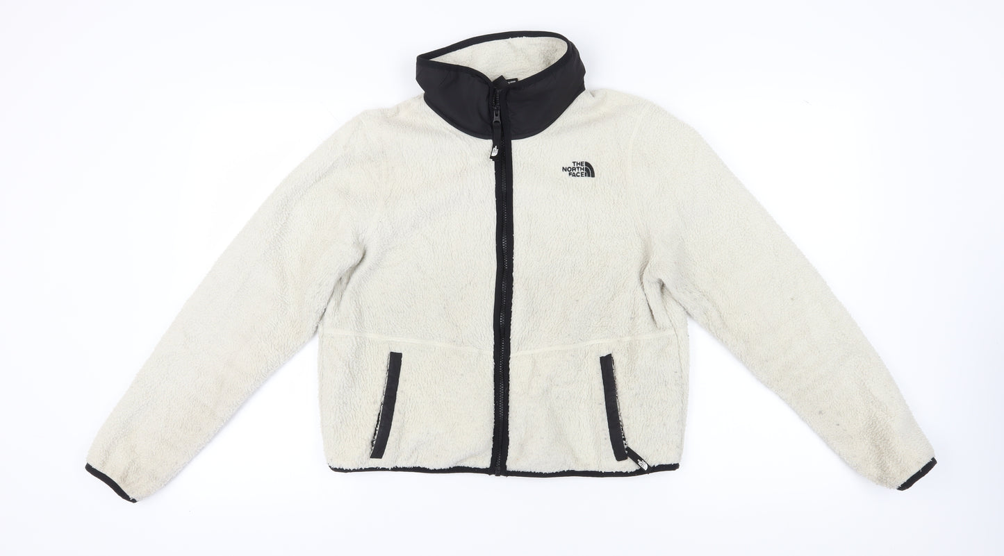 The North Face Women's White Fleece Jacket M