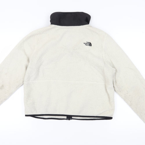 The North Face Women's White Fleece Jacket M