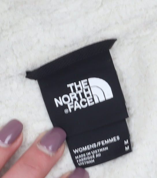 The North Face Women's White Fleece Jacket M