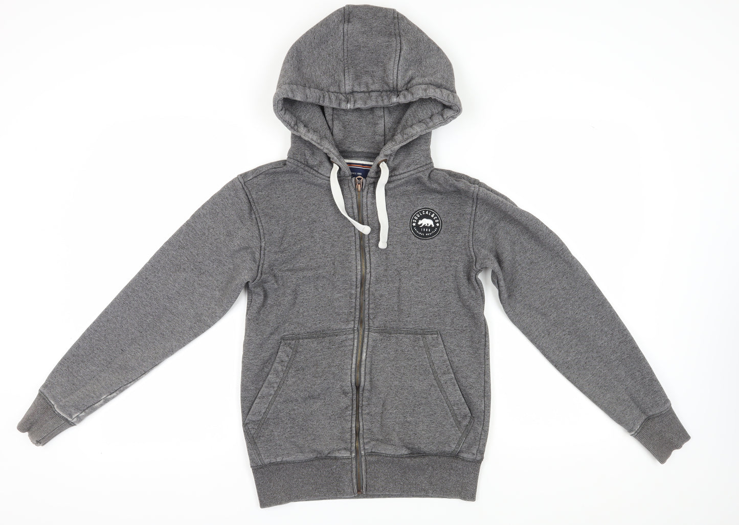 SoulCal & Co Grey XS Full Zip Hoodie for Men