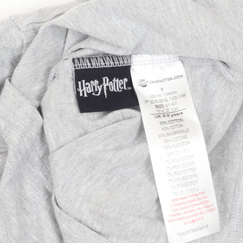 Harry Potter Girls Grey Gryffindor Graphic Long Sleeve T-Shirt