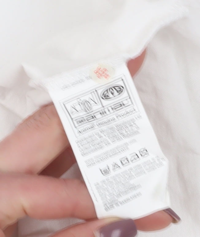 Animal Unisex White XS T-Shirt