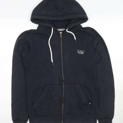 Soulcal & Co Men's Black Full Zip Hoodie S