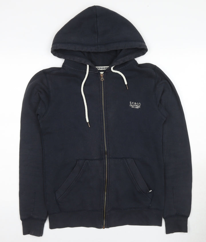 Soulcal & Co Men's Black Full Zip Hoodie S