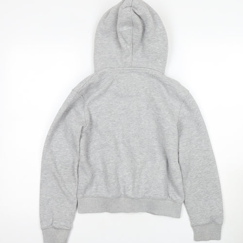 SoulCal & Co Boys Grey Full Zip Hoodie - 13 Years, Logo Accent