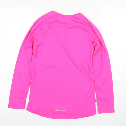 Karrimor Girls Pink Long Sleeve Running Top - 13 Years