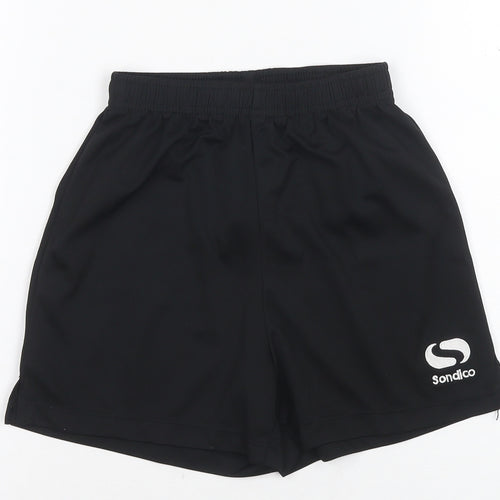 Sondico Boys Black Athletic Shorts 5-6 Years Football