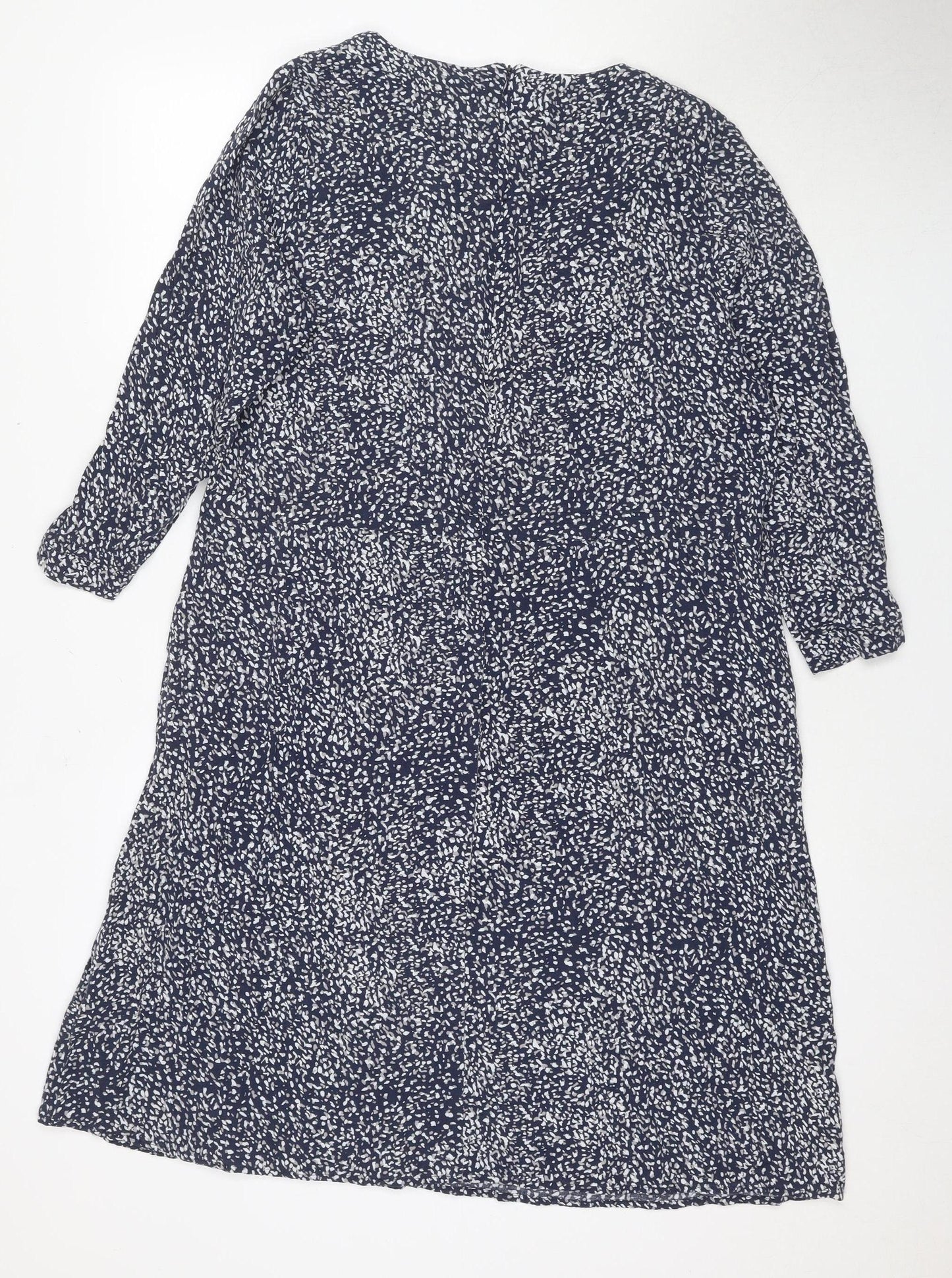 Joules Women's Blue Animal Print Shift Dress Size 12