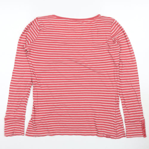 FatFace Women's Red Striped Long Sleeve T-Shirt