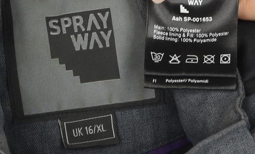 Sprayway Women's Grey XL Hooded Anorak Jacket