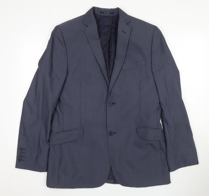 Ted Baker Men's Blue Blazer 40R Regular Fit