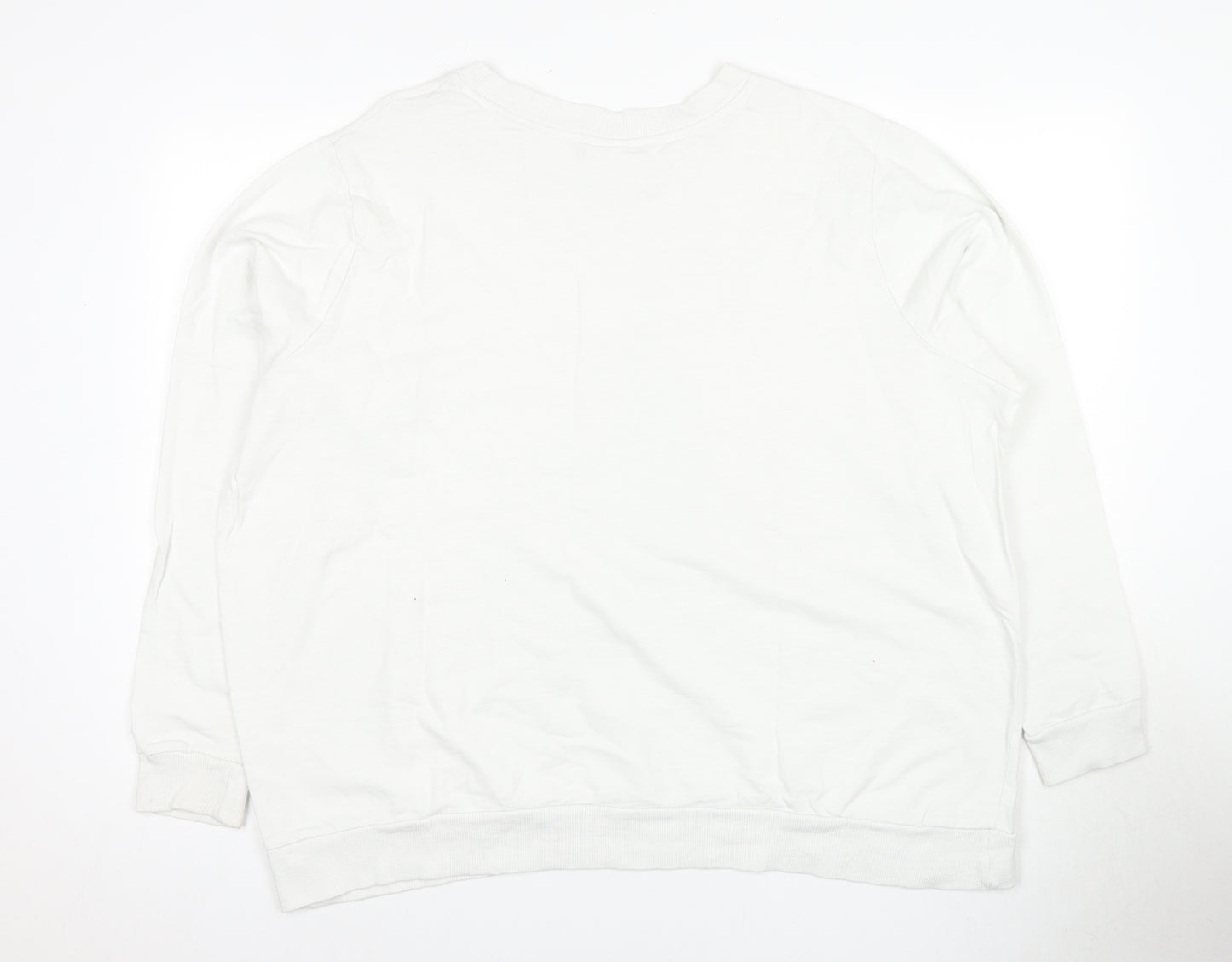 Simply Be Women's White Plus Size Harry Potter Sweatshirt
