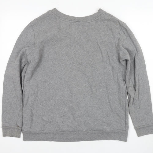 Calvin Klein Mens Grey Logo Sweatshirt Size S