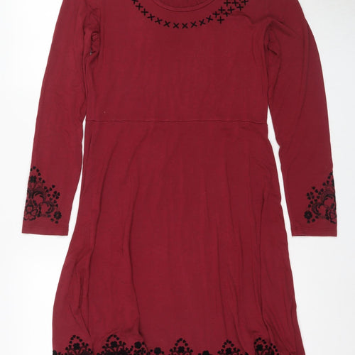 Joe Browns Women's Red Sheath Dress, Size 12, Floral