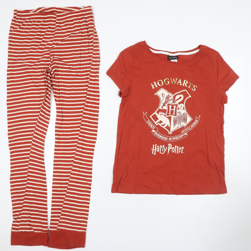 Harry Potter Women's Red Pyjama Set - Size 8