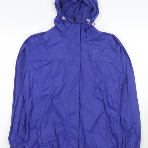 Gelert Women's Blue Waterproof Hooded Rain Jacket Size 10