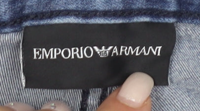 Emporio Armani Men's Blue Straight Jeans 38W