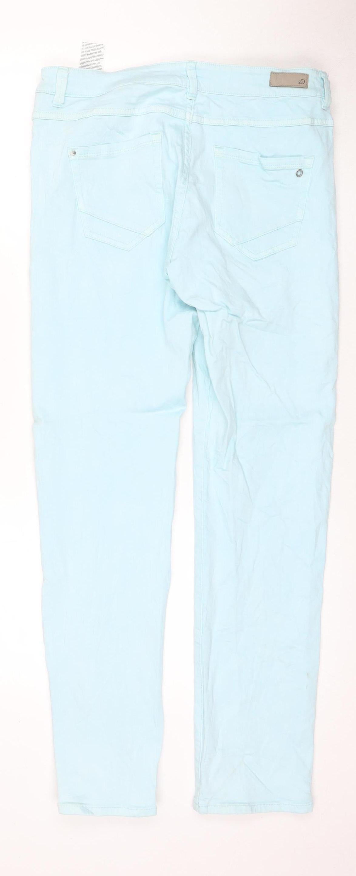 s.Oliver Women's Blue Skinny Jeans Size 10