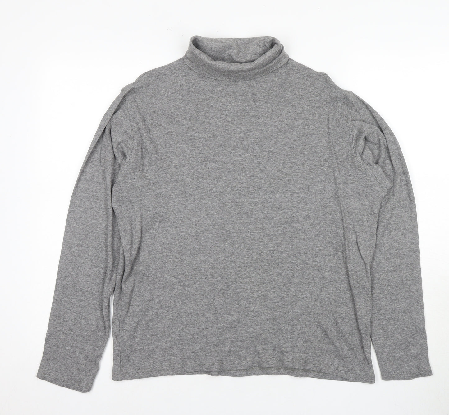 James Pringle Men's Grey High Neck Long Sleeve T-Shirt