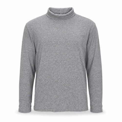 James Pringle Men's Grey High Neck Long Sleeve T-Shirt