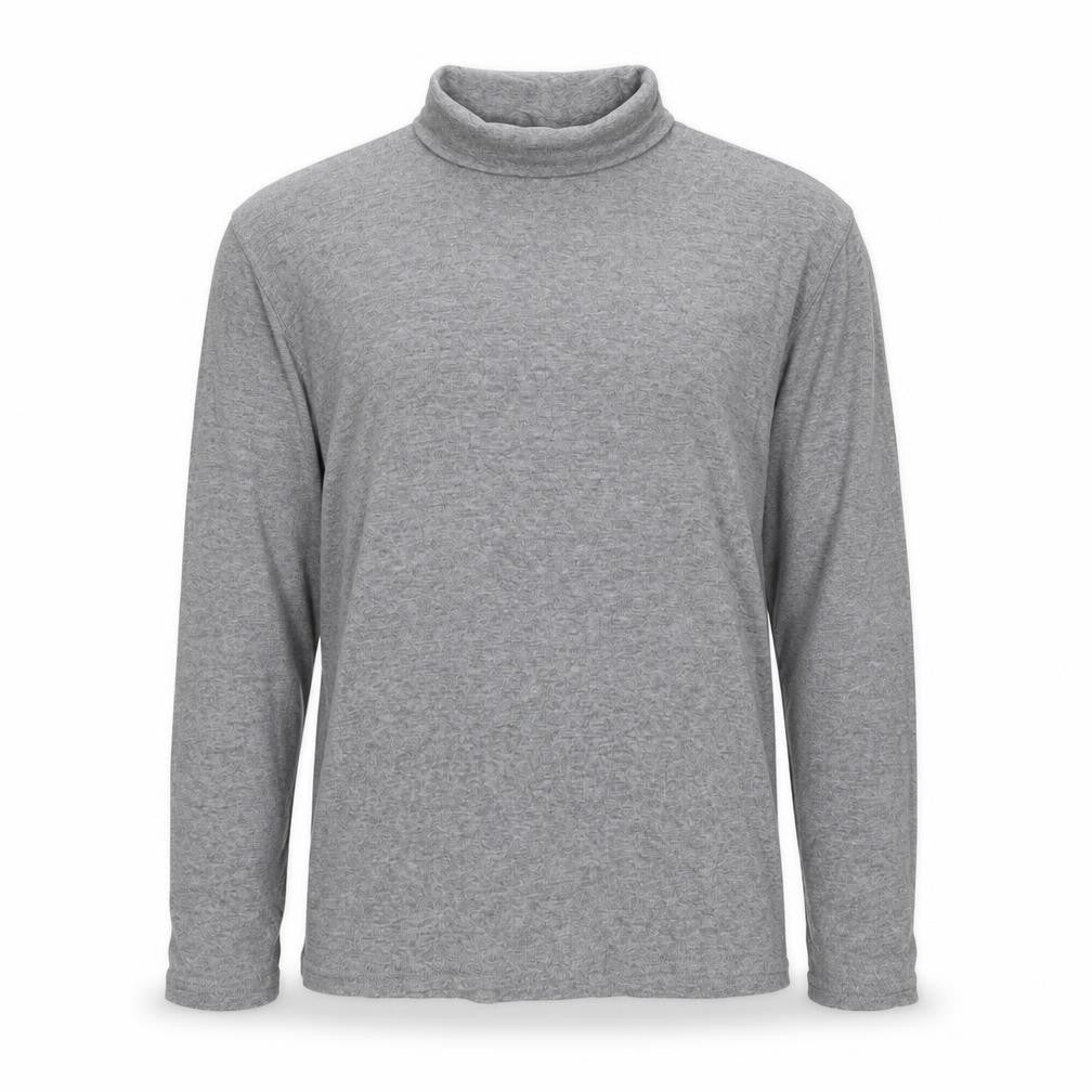 James Pringle Men's Grey High Neck Long Sleeve T-Shirt