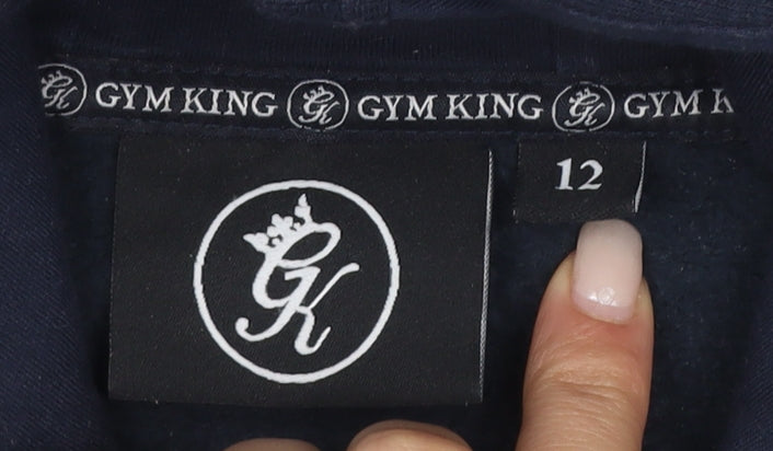 Gym King Women's Blue Pullover Hoodie - Size 12