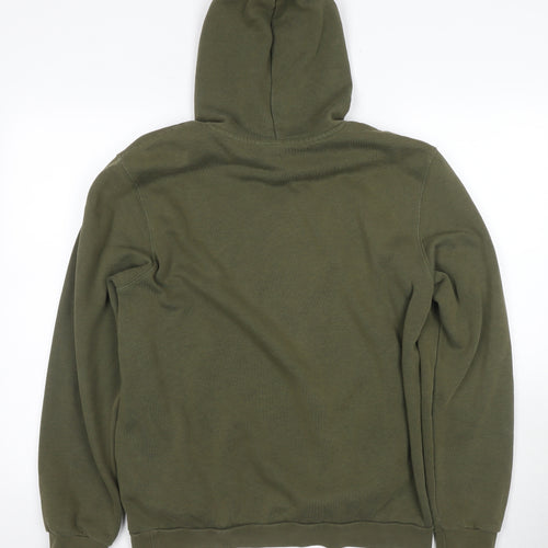 Puma Men's Green Pullover Hoodie Medium