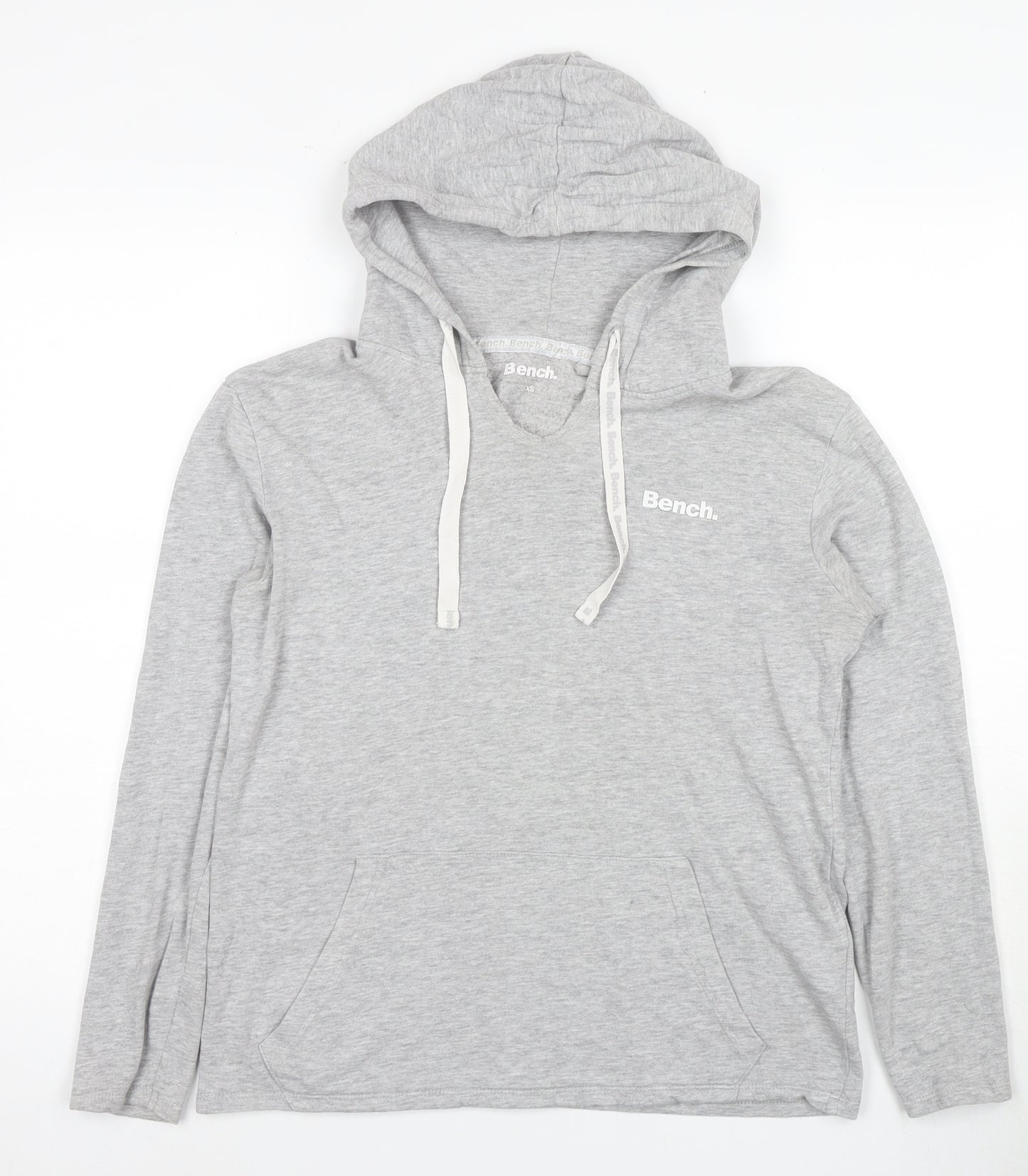 Bench Women's Grey Sweatshirt, S, Full Zip Urban Style