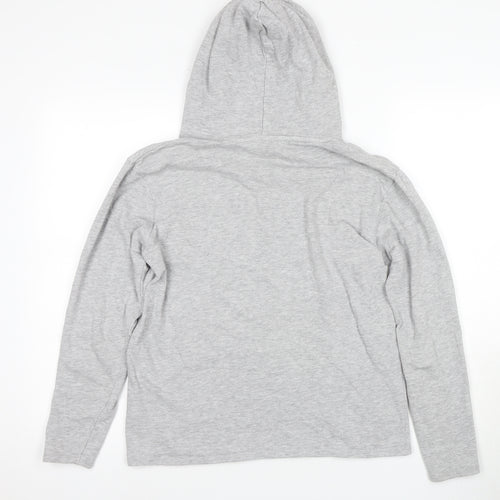 Bench Women's Grey Sweatshirt, S, Full Zip Urban Style
