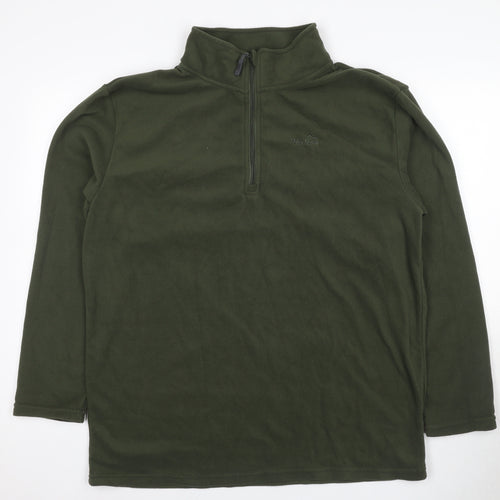 Peter Storm Men's Green XL Pullover Fleece Sweatshirt