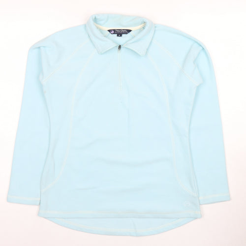 Peter Storm Women's Light Blue Size 10 1/2 Zip Sweatshirt