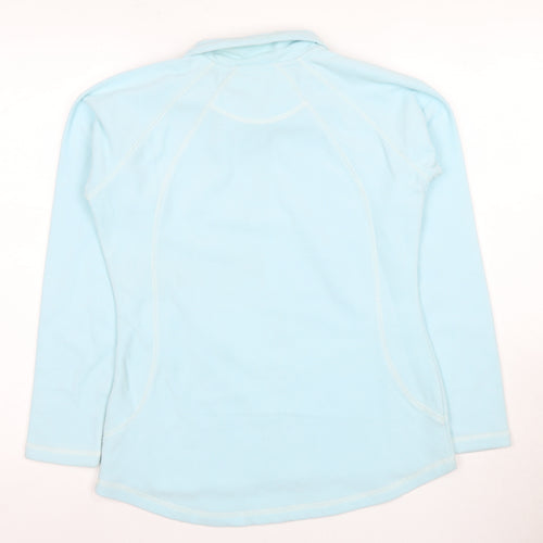 Peter Storm Women's Light Blue Size 10 1/2 Zip Sweatshirt