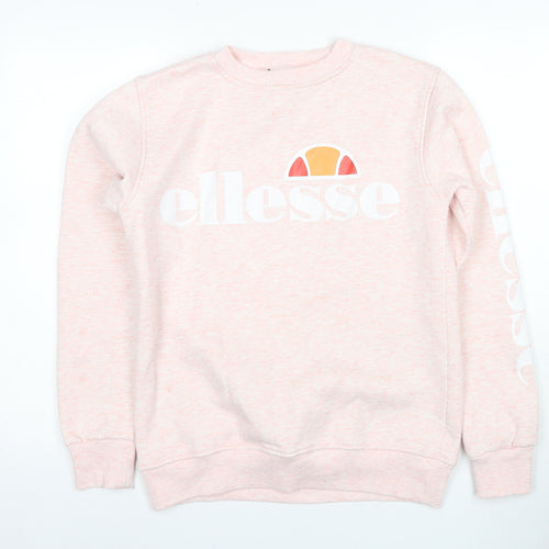 Ellesse Pink Women's Pullover Sweatshirt, Size 7