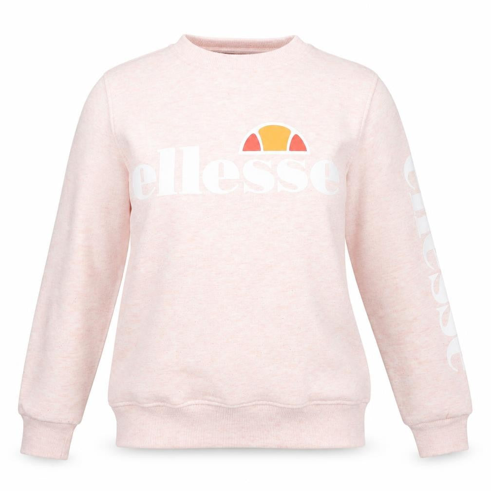 Front view of Ellesse Pink Women's Pullover Sweatshirt, size 7