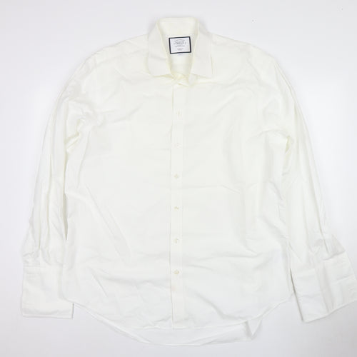 Charles Tyrwhitt Men's White Classic Dress Shirt