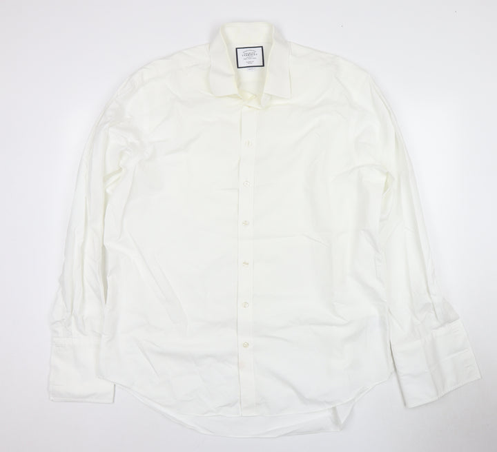 Charles Tyrwhitt Men's White Classic Dress Shirt
