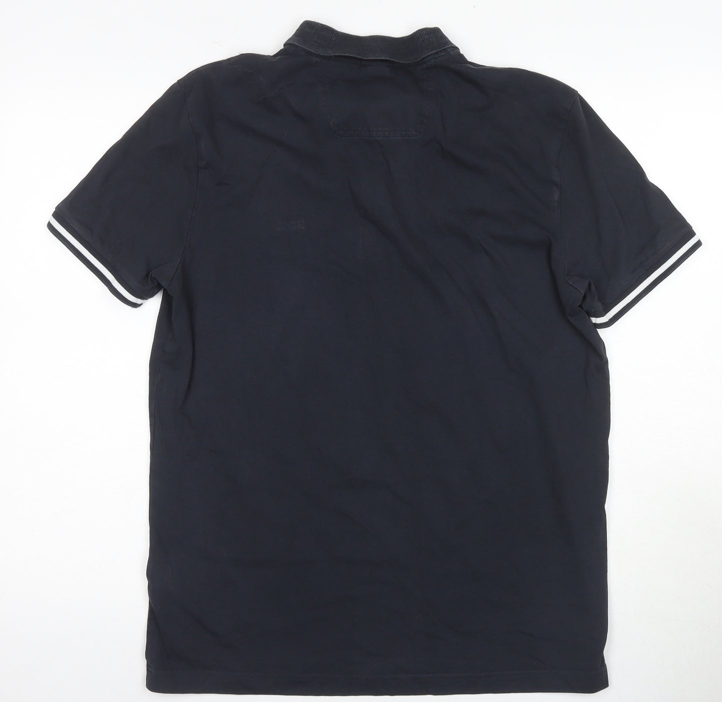 BOSS Men's Black Polo Shirt L Regular Fit
