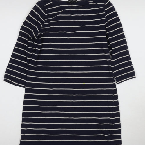 Dorothy Perkins Womens Blue Striped Shift Dress Size 10