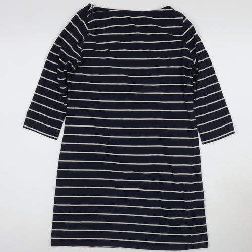 Dorothy Perkins Womens Blue Striped Shift Dress Size 10