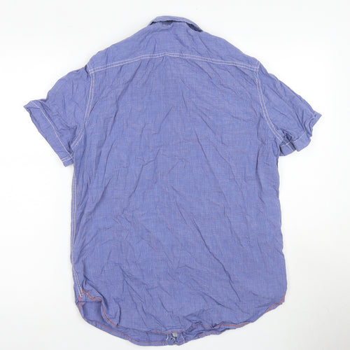 Super Genuine Goods Men's Blue L Button-Up Shirt