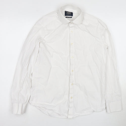The Savile Row White Extra-Slim Fit Men's Shirt