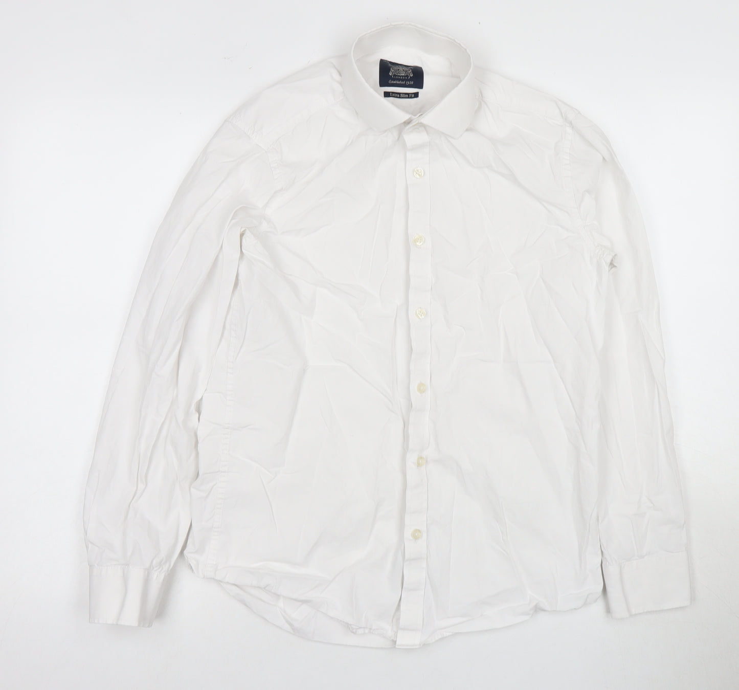 The Savile Row White Extra-Slim Fit Men's Shirt