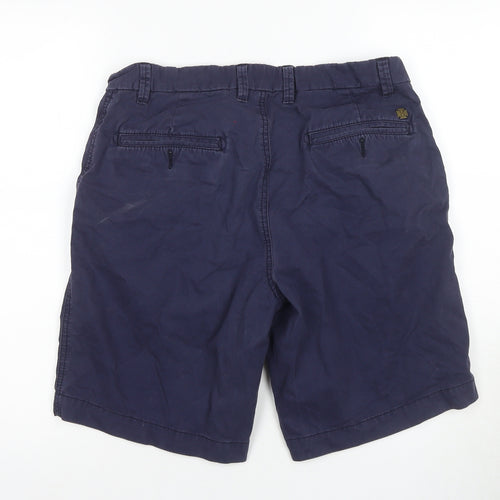 Gentlemen's Relish Men's Blue Chino Shorts, Size 32