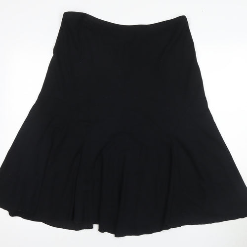 Marks and Spencer Women’s Black Skirt Size 18 Cotton