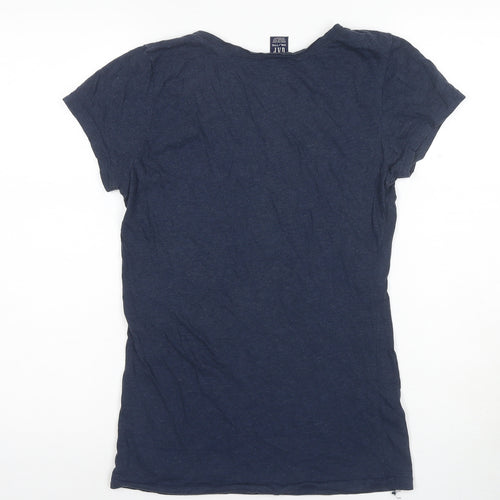 GAP Girls Blue T-Shirt, Size 14-15 Years, Basic Scoop Neck