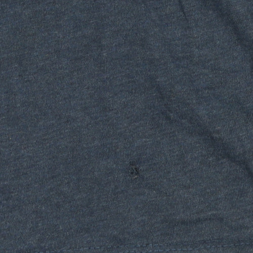 GAP Girls Blue T-Shirt, Size 14-15 Years, Basic Scoop Neck