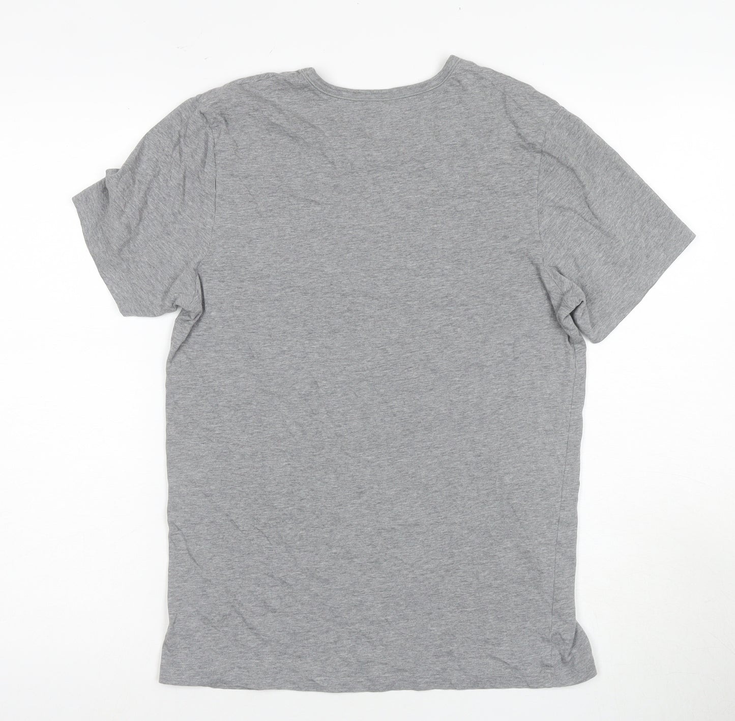 BOSS Men's Grey Short Sleeve Crew Neck T-Shirt, Size S
